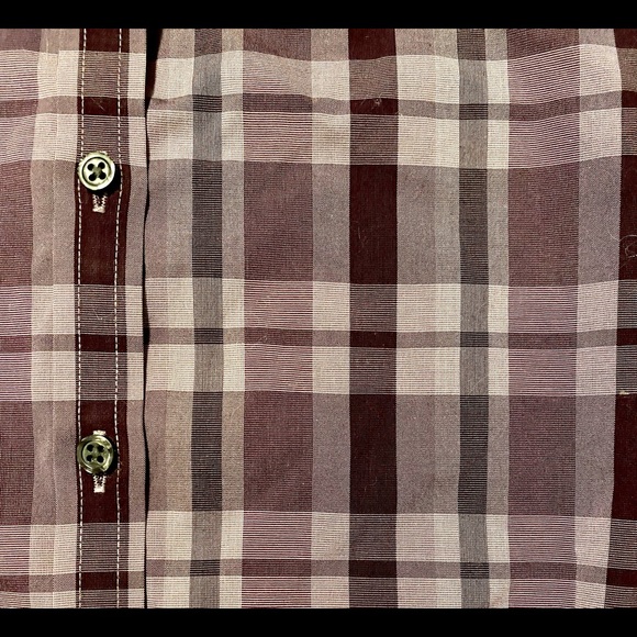 Denver Hayes fitted long sleeve shirt, size Large, colour Purple - Picture 5 of 7